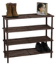 4 Tiers Local Fir Shoe Rack 74 x 26.5 x 67cm