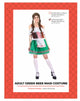 ADULT BEER LADY COSTUME GREEN