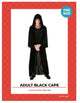 Adult Black Cape Costume