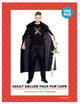 Adult Deluxe Faux Fur Cape Costume