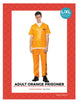 Adult Orange Prisoner Man Costume