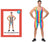 Adult Rainbow Stripe Unitard