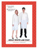 Adult White Lab Coat Costume