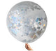 BALLOON 90CM 1PK CONFETTI IRDSCNT