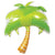 BALLOON FOIL 110CM 1PK PALM TREE