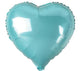 BALLOON FOIL 45CM HEART LT BLUE