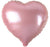 BALLOON FOIL 45CM HEART LT PINK