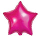 BALLOON FOIL 45CM STAR DK PINK