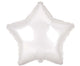 BALLOON FOIL 45CM STAR WHITE