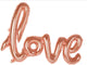 BALLOON FOIL 59CM LOVE ROSE GOLD