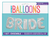 Bride Silver 35.5cm Foil Letter Balloon Kit