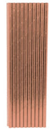 FSC MIX STRAW FOIL 20PK ROSE GOLD