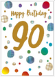 Greeting Card - Happy Birthday 90