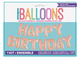 Happy Birthday Rose Gold 35.5cm Foil Letter Balloon Kit