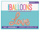 Love Rose Gold 91.4cm x 60cm Foil Balloon Banner With Ribbon 2.74m