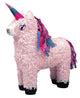 Pinata Unicorn 52cm H x38.5cm Wx14.2cm D (20.5" x 15.2" x 5.6")