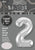 Silver "2" Numeral Foil Balloon 86cm (34")