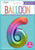 Rainbow "6" Numeral Foil Balloon 86cm (34")